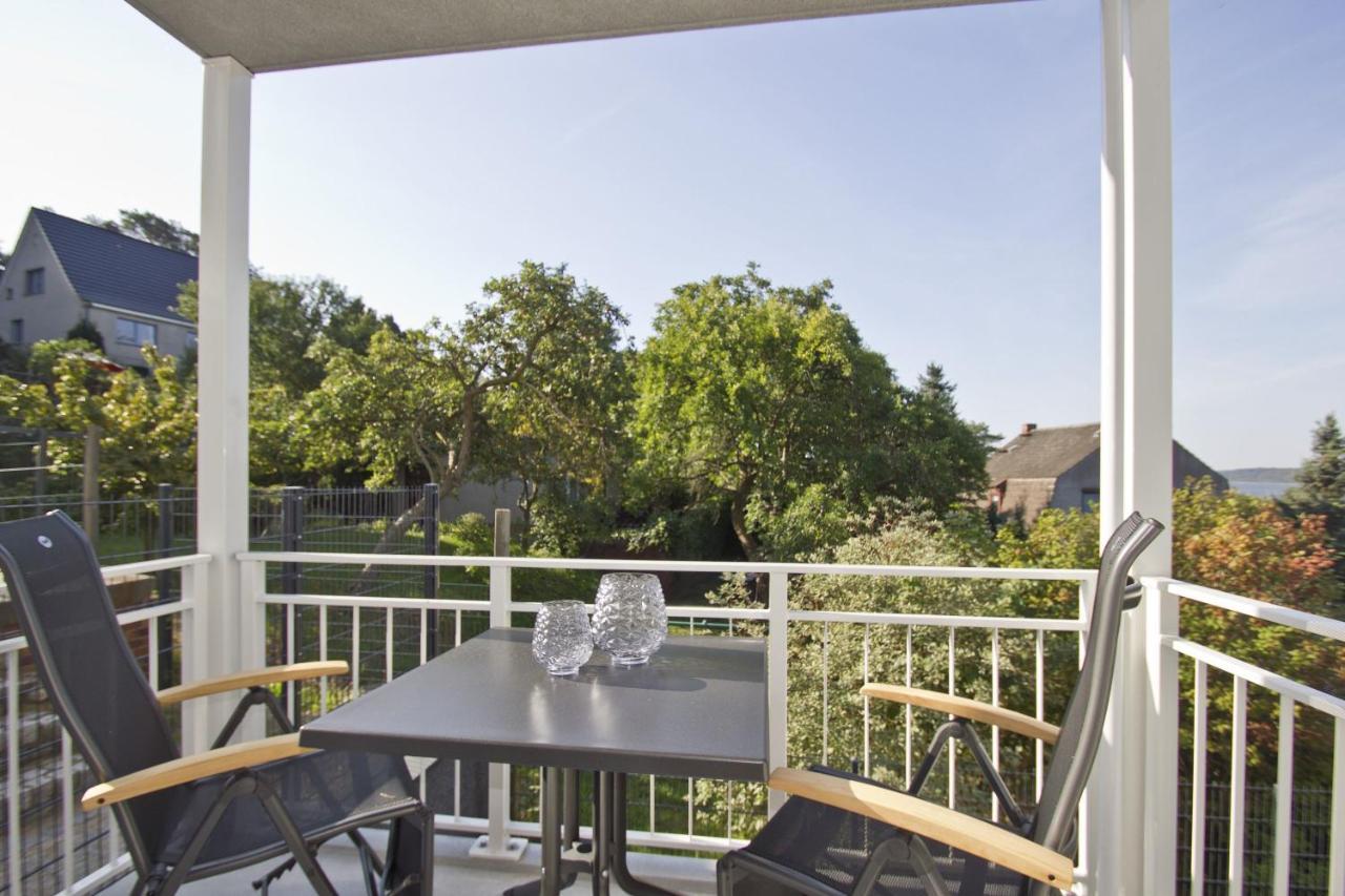 Moderne Ferienwohnung Mit Balkon, Meerblick - Ferienresidenz Zwei Boddenfewo 1-2 Lietzow Exteriör bild