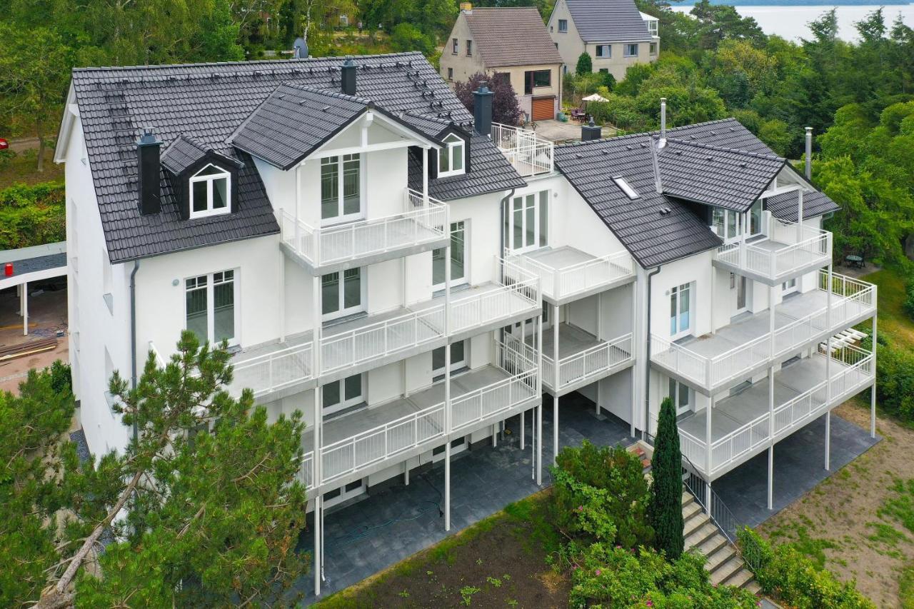 Moderne Ferienwohnung Mit Balkon, Meerblick - Ferienresidenz Zwei Boddenfewo 1-2 Lietzow Exteriör bild